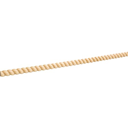 Hardware Resources Alder, 96" L, 1/2" H, Unfinished RMH12ALD